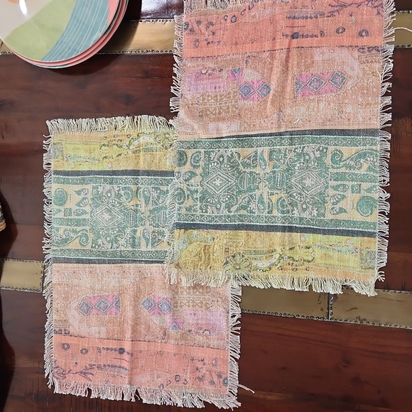 Melamine Plate set and Placemats - Picture 6 of 10